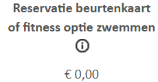 uitleg reservatie sportbad voor fitnessleden