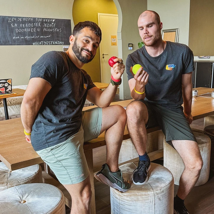 LAGO CLUB Gent coach sandy en ashkan